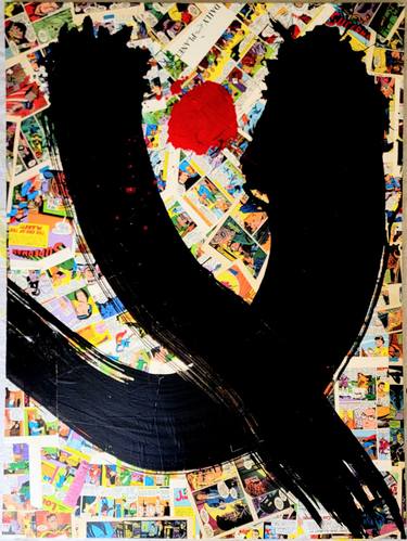 Original Minimalism Abstract Mixed Media by Jules Silver
