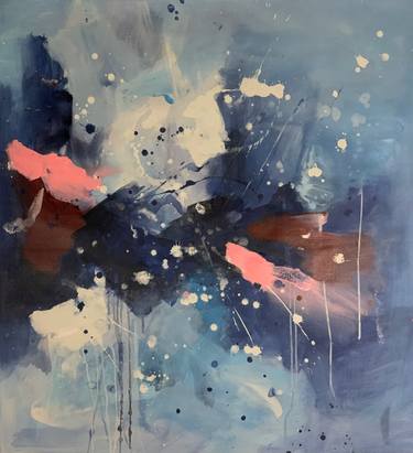 Original Abstract Expressionism Abstract Paintings by Rodrigue Semabia