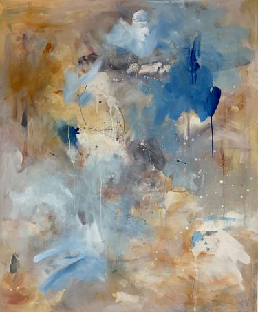 Original Abstract Expressionism Abstract Paintings by Rodrigue Semabia