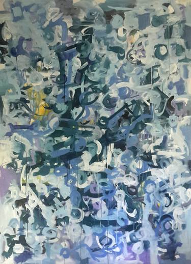 Original Abstract Expressionism Airplane Paintings by Rodrigue Semabia