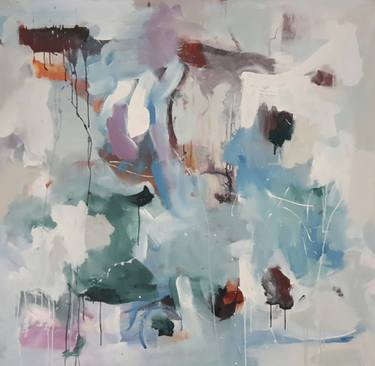 Original Abstract Expressionism Abstract Paintings by Rodrigue Semabia