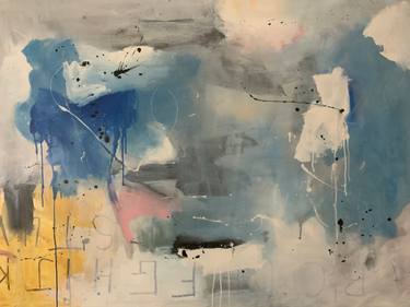 Original Abstract Expressionism Abstract Paintings by Rodrigue Semabia