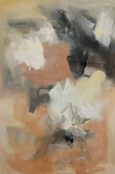 Original Abstract Expressionism Abstract Paintings by Rodrigue Semabia