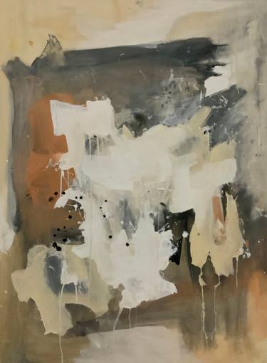 Original Abstract Expressionism Abstract Paintings by Rodrigue Semabia