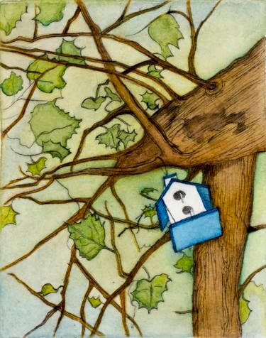 Original Documentary Garden Printmaking by Lisa Bellavance