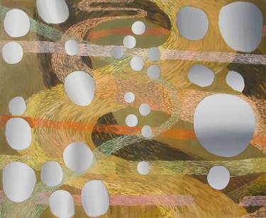 Original Surrealism Abstract Paintings by Attila Kővári
