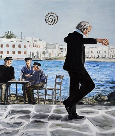 Original Modernism Travel Painting by Katarina Radenkovic
