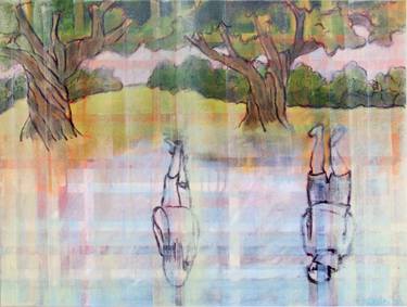 Original Abstract Tree Paintings by Skadi Engeln