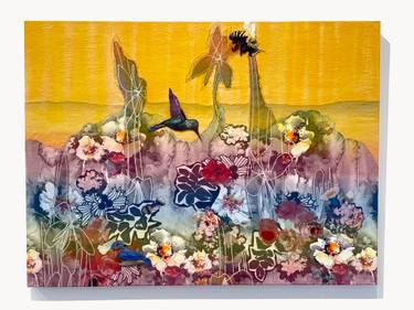 Original Impressionism Nature Mixed Media by Leisa Rich