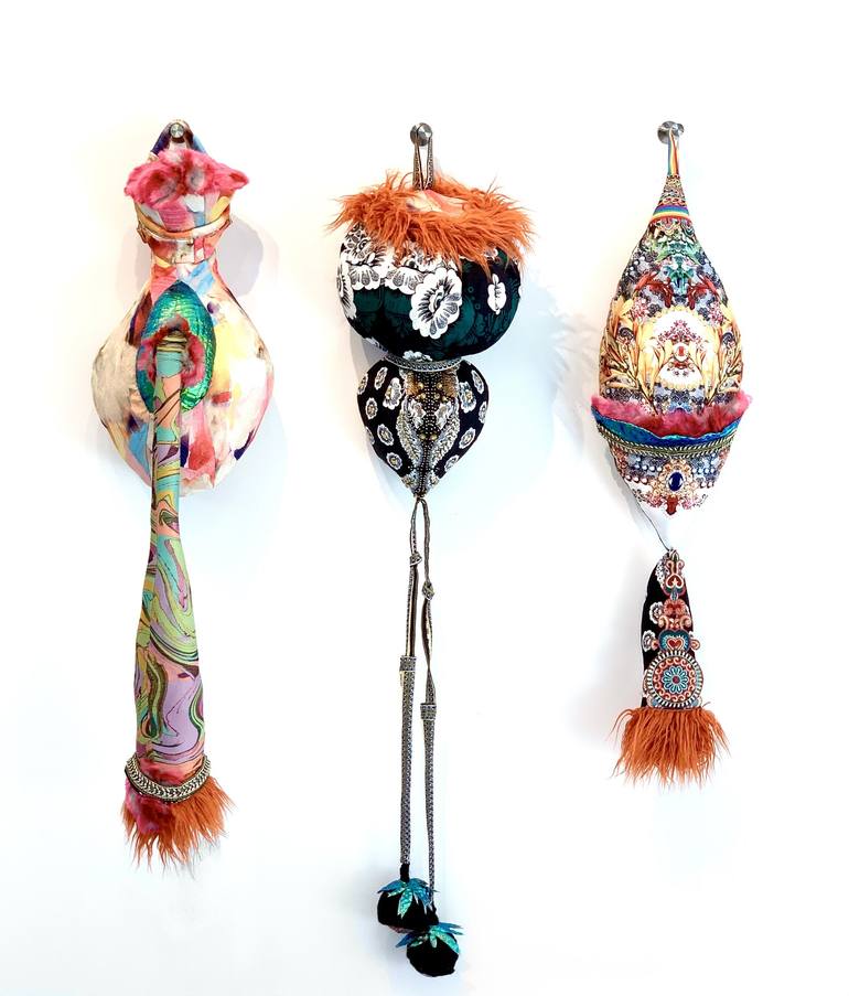 Original Abstract Fantasy Sculpture by Leisa Rich