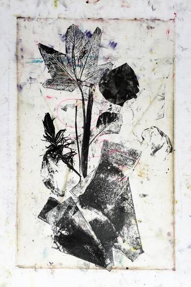 Original Modern Beach Printmaking by Ozgun Evren Erturk