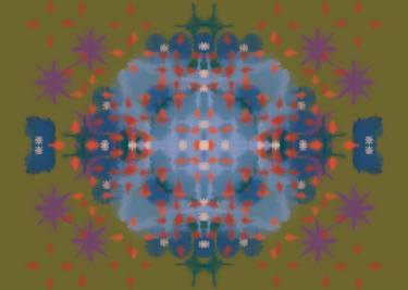 Original Abstract Expressionism Patterns Digital by Stephanie Derks
