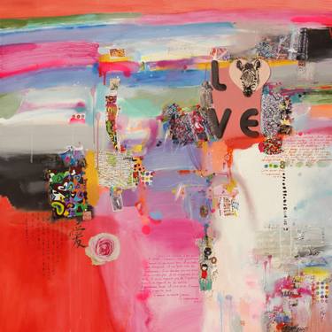 Original Abstract Expressionism Abstract Printmaking by Xiaoyang Galas