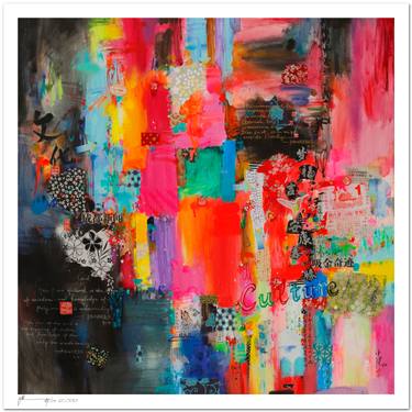 Original Abstract Culture Printmaking by Xiaoyang Galas