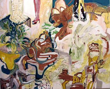 Print of Abstract Expressionism Home Paintings by Elham Etemadi