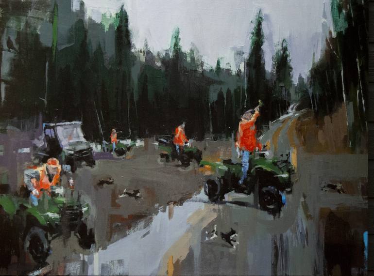 Print of Abstract Expressionism Nature Paintings by Jeremy Price