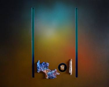 Original Abstract Mixed Media by Derek Dey