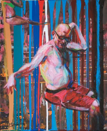 Original Dada Beach Paintings by Stefan Petrunov