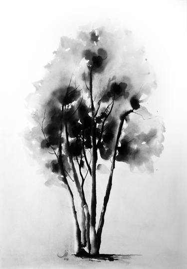 Original Fine Art Nature Drawings by Sedigheh Zoghi