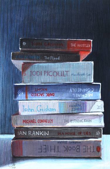 Original Fine Art Still Life Drawings by Sedigheh Zoghi