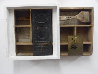 Original Dada Time Sculpture by Dominault Evelyne