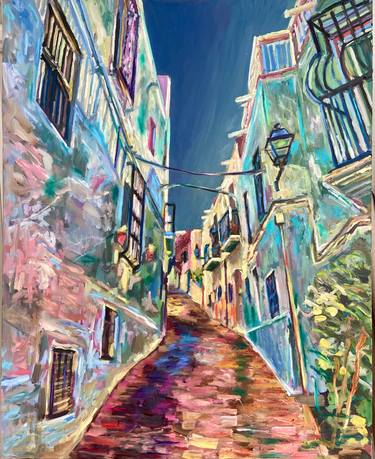 Original Abstract Expressionism Architecture Paintings by Marcos Terol