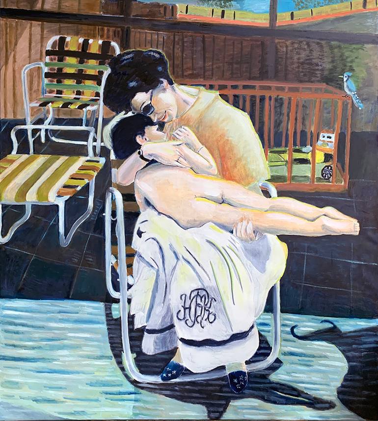 Print of Figurative Family Paintings by Santiago Cohen