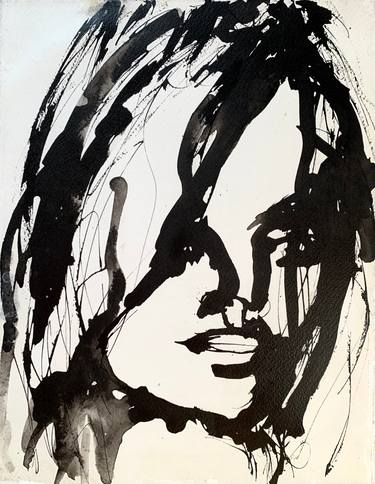 Original Abstract Expressionism Portrait Paintings by Ilaria Berenice