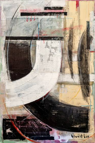 Original Contemporary Abstract Painting by Vincent Vee