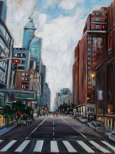 Original Expressionism Architecture Paintings by Trayko Popov
