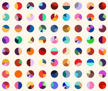 Original Abstract Geometric Digital by Vitalii Kotiash
