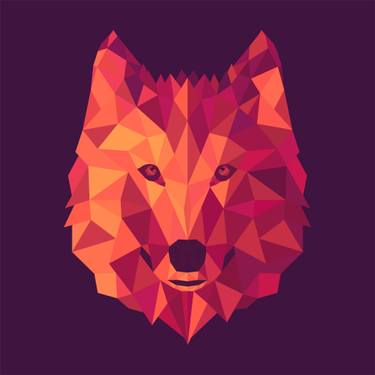 Original Pop Art Geometric Digital by Vitalii Kotiash