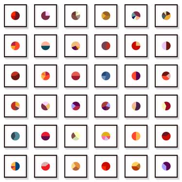 Original Abstract Geometric Digital by Vitalii Kotiash