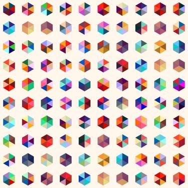 Original Art Deco Geometric Digital by Vitalii Kotiash
