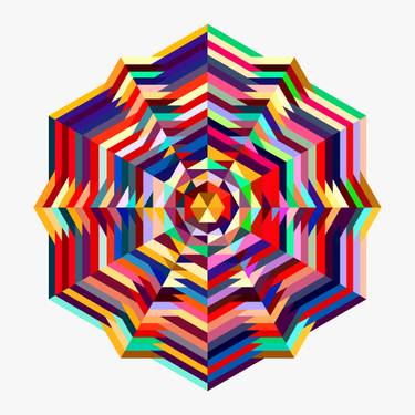 Original Art Deco Geometric Digital by Vitalii Kotiash