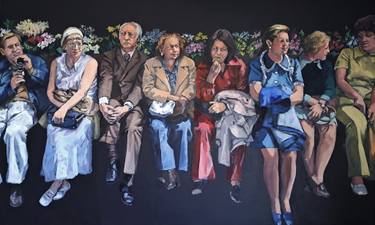 Original Figurative People Painting by Lola Sandoval