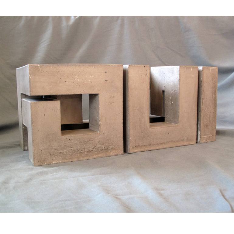 Original Abstract Political Sculpture by Benoist Van Borren
