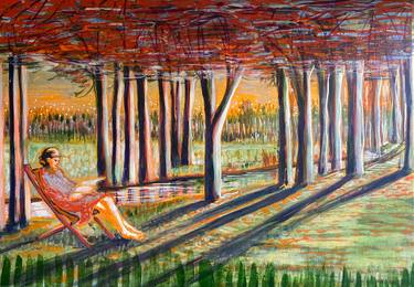 Original Contemporary Light Paintings by Stéphanie De Malherbe
