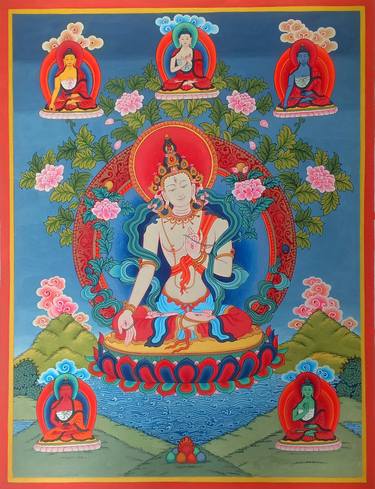 Original Color Field Painting Religion Painting by Ramesh Ranjit