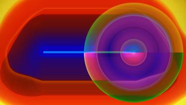 Original Abstract Digital by Paslier Morgan