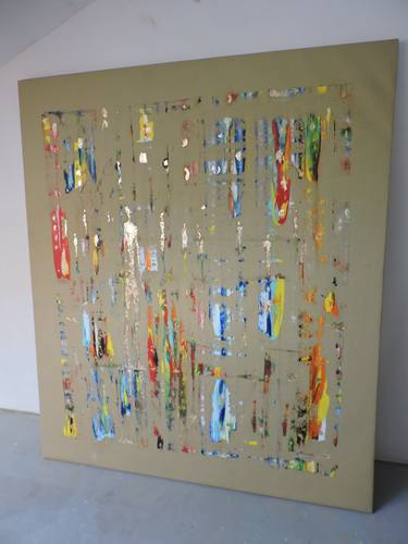 Original Abstract Expressionism Time Paintings by Michele Rizzi