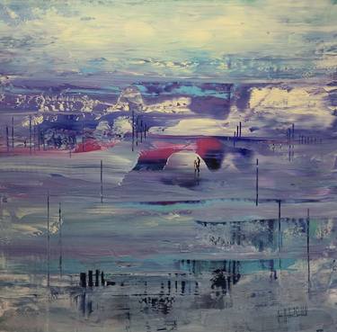 Original Abstract Expressionism Abstract Paintings by Jean-Humbert Savoldelli