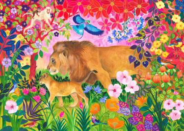 Original Illustration Animal Paintings by Isabelle Brent 