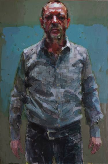 Original Figurative Portrait Painting by Dauptain Laurent