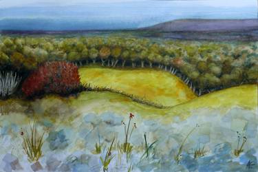 Original Impressionism Landscape Painting by Adrian Eckersley