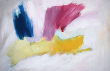 Original Abstract Expressionism Aerial Painting by Joost Van Santen