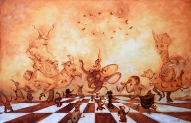 Original Surrealism Fantasy Paintings by Sam Roloff