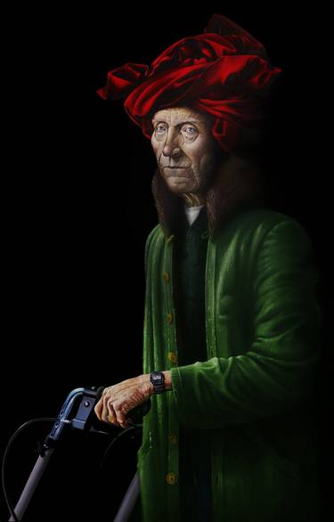 Original Photorealism Pop Culture/Celebrity Painting by Hakan Mandalinci