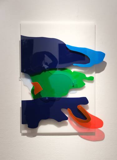 Original Abstract Expressionism Landscape Sculpture by Elisa Ochoa