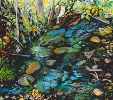 Original Expressionism Nature Painting by Dan Gottsegen